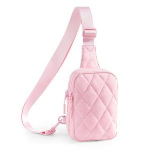 Quilted Puffer Sling Bag for Women Small Backpack Crossbody Chest Bag Fanny🐗